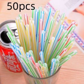 Creative Lengthened Bendable maternity juice drink milk tea straw disposable color elbow plastic wholesale (Quantity: 50pcs)